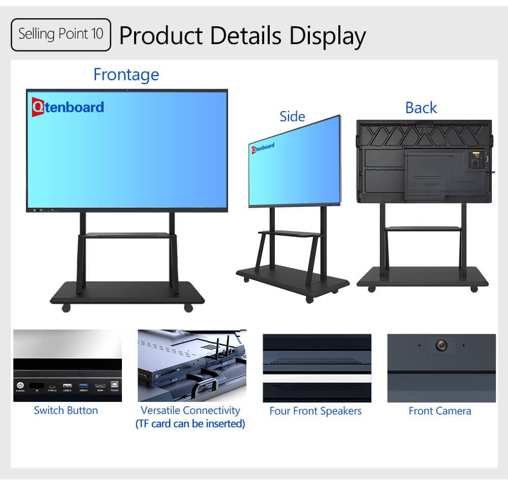 110 inch infrared finger HD touch screen display digital smart board office interactive whiteboard (12).jpg