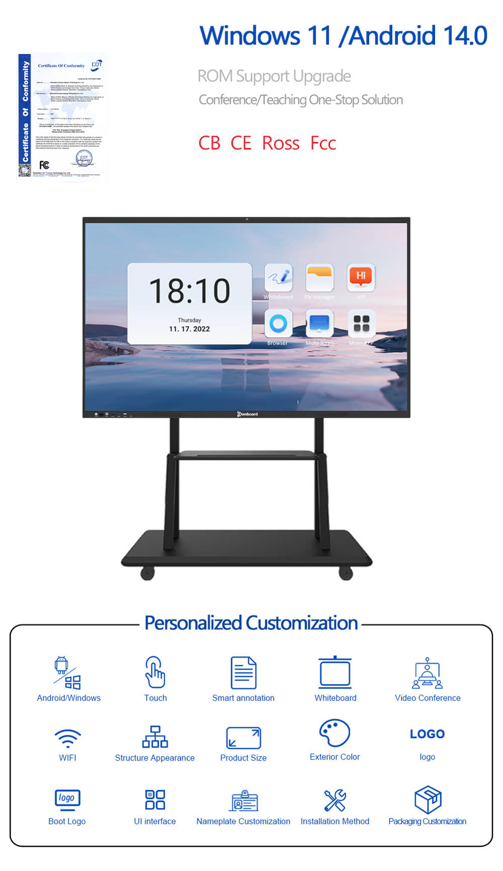 65 75 86 inch 4k touch screen School classroom digital board interactive smartboard.jpg