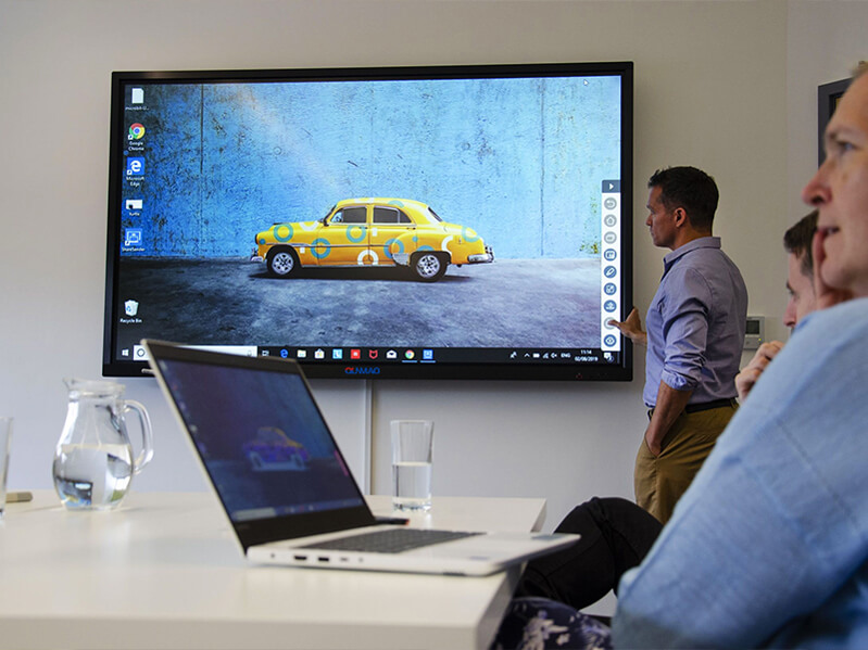 Qtenboard China Factory Wholesale 75 inch interactive flat panel for Conference