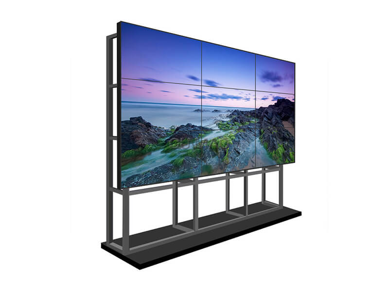 Custom narrow 3.5mm 49 inch square 2x2 LCD splicing digital screen 4k vertical advertising display video wall