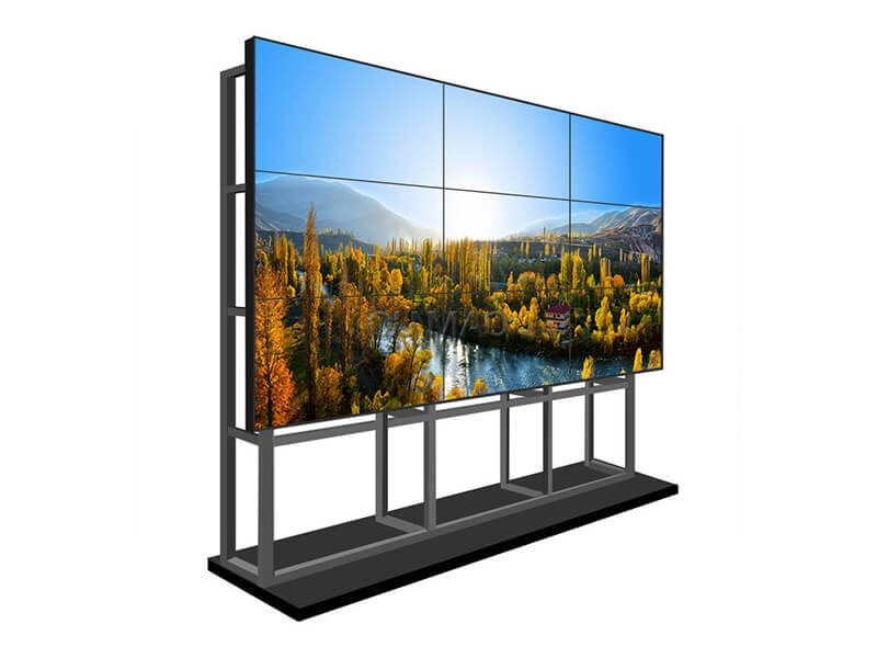 Custom narrow 3.5mm 49 inch square 2x2 LCD splicing digital screen 4k vertical advertising display video wall