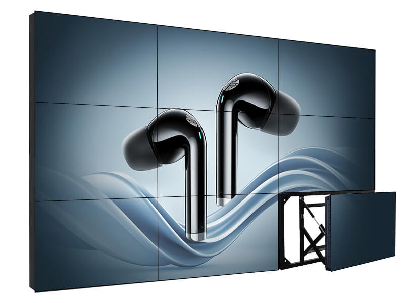 Shopping Mall Fashion Shop 55 Inch Splicing Screen 3X3 LG/BOE Panel 3.5mm Slim Bezel TV LCD Video Wall
