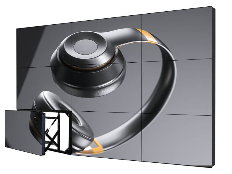 Shopping Mall Fashion Shop 55 Inch Splicing Screen 3X3 LG/BOE Panel 3.5mm Slim Bezel TV LCD Video Wall