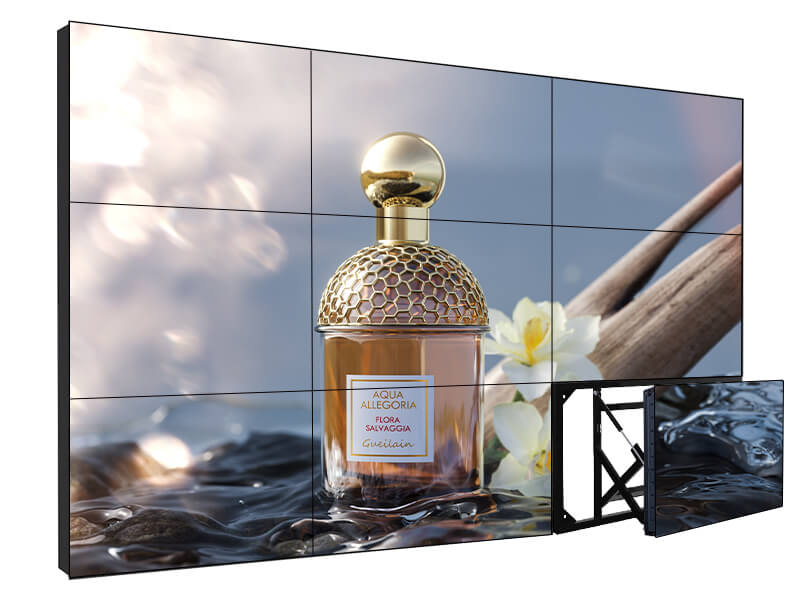 Shopping Mall Fashion Shop 55 Inch Splicing Screen 3X3 LG/BOE Panel 3.5mm Slim Bezel TV LCD Video Wall