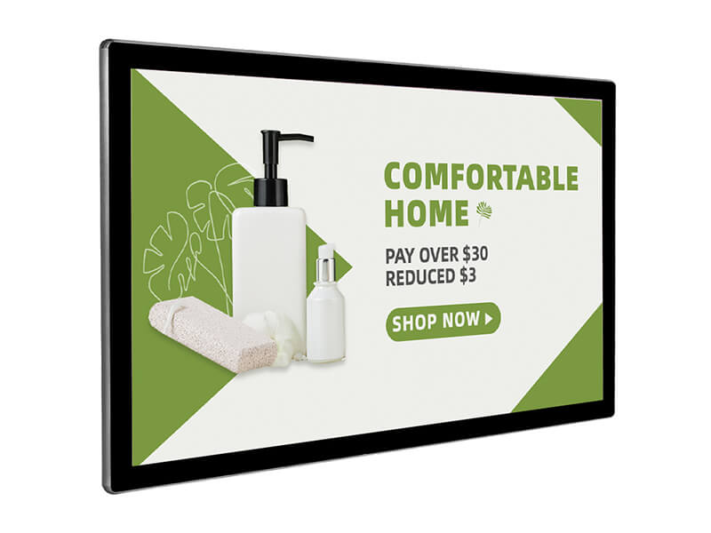 49 inch 2k multimedia wall mounted advertising machine 1080P HD display IPS touch LCD digital signage