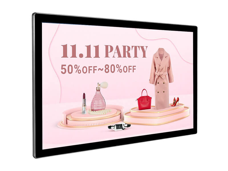 49 inch 2k multimedia wall mounted advertising machine 1080P HD display IPS touch LCD digital signage