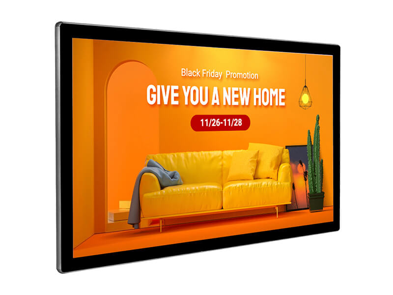 49 inch 2k multimedia wall mounted advertising machine 1080P HD display IPS touch LCD digital signage