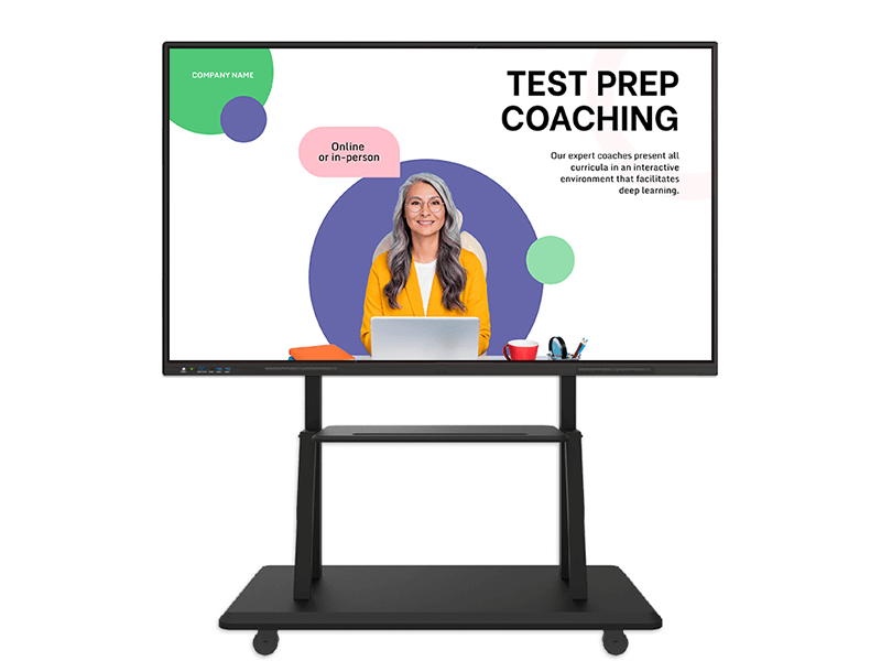 Qtenboard 86 inch android 4k lcd intelligent interactive whiteboard Pen digital display smart board for kids school teaching