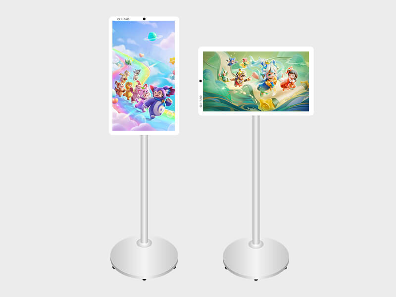 Qunmao 21.5 Inch Full hd Wireless Smart Portable TV Android Monitor with 4.5H Battery Life Touch Screen LCD Display