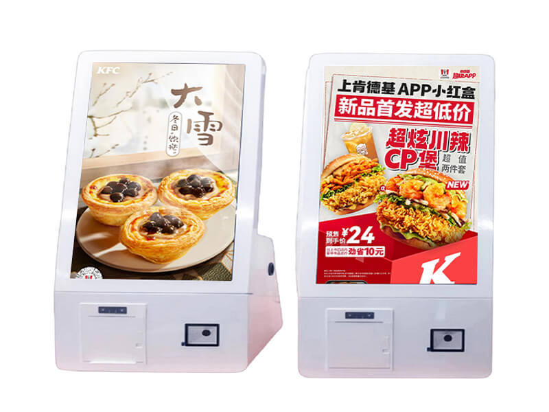 15.6 Inch Desktop Touch Screen Self-Service Kiosk For Restaurant All In One Cash Register Order Checkout Payment Machine