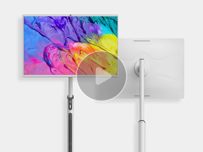 32-inch portable tv is now available! Dual speakers, surround sound, hidden camera, unlimited energy storage power supply