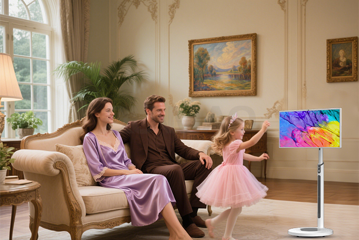 Qunmao Display Technology enters the market with a variety of portable TVs, leading the trend of new lifestyle