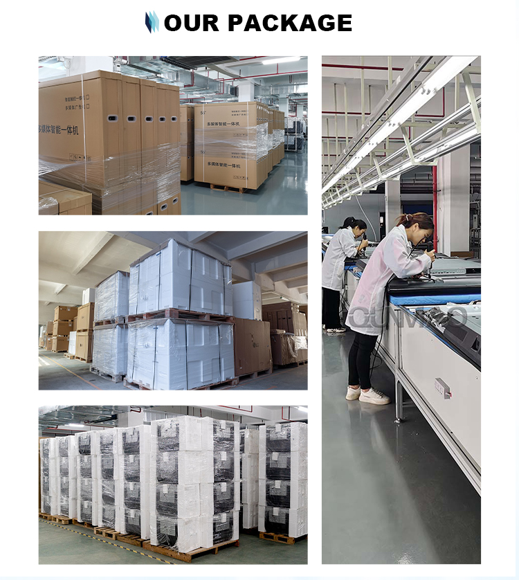 Qtenboard High Quality Low Price 65 75 85 86 98 100 105 110 Inch 4k lcd Smart Board Multi Touch Screen Interactive Flat Panel