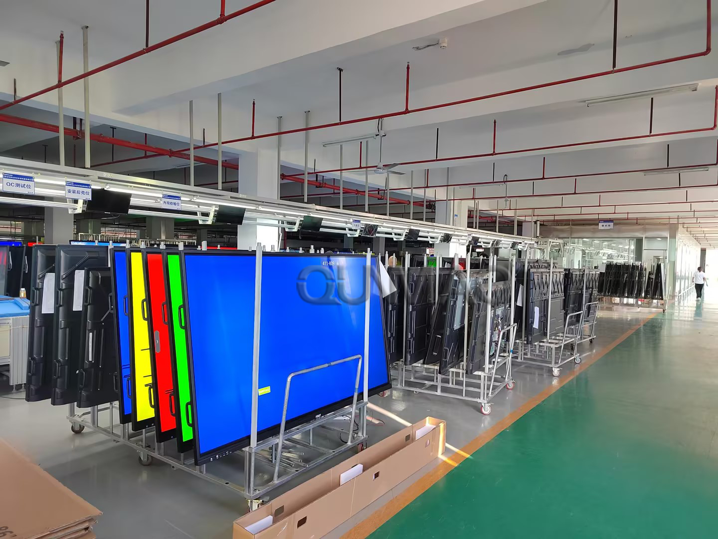 Qtenboard Supplier 4K Ai Interactive Whiteboard Interactive Flat Panle Manufacture