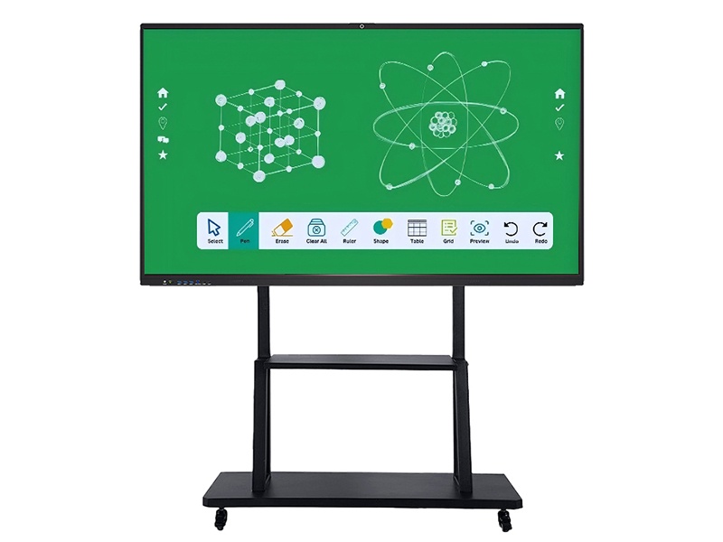 Qtenboard V100 Chip Interactive Smart Boards Interactive Screens 75 Inch in the Classroom