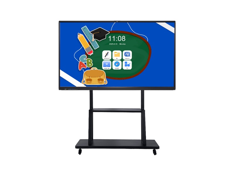 Qtenboard 86 Inch 4k Digital Whiteboard Anti Glare All in One Meeting Board with Wireless Sharing