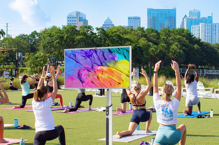 The Portable TV: Your Perfect Gym Buddy