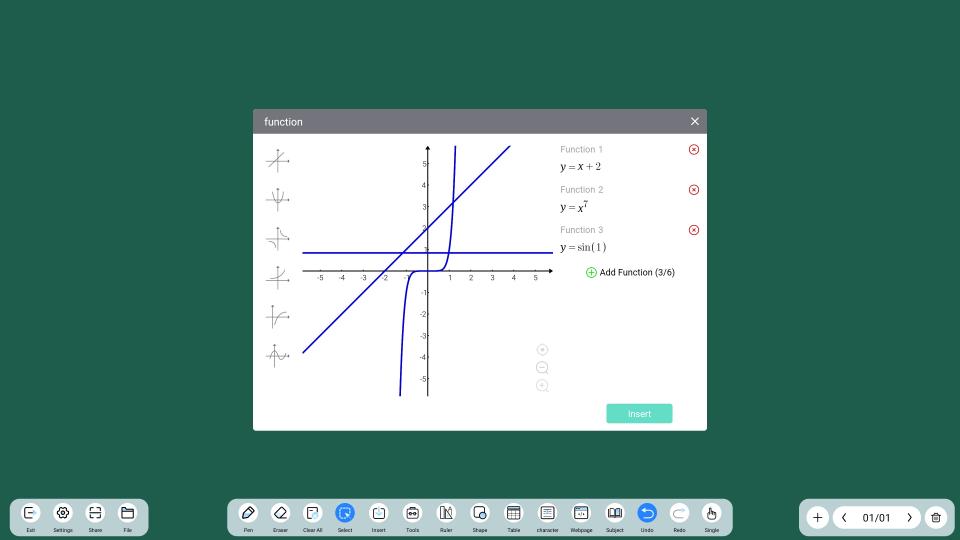 9679 Chip Interactive Falt Panel 65 75 86 Inch 20 Points Touch Anti-Glare Screen Android 14.0 Built-In Whiteboard Software with Classroom Management Ai Function