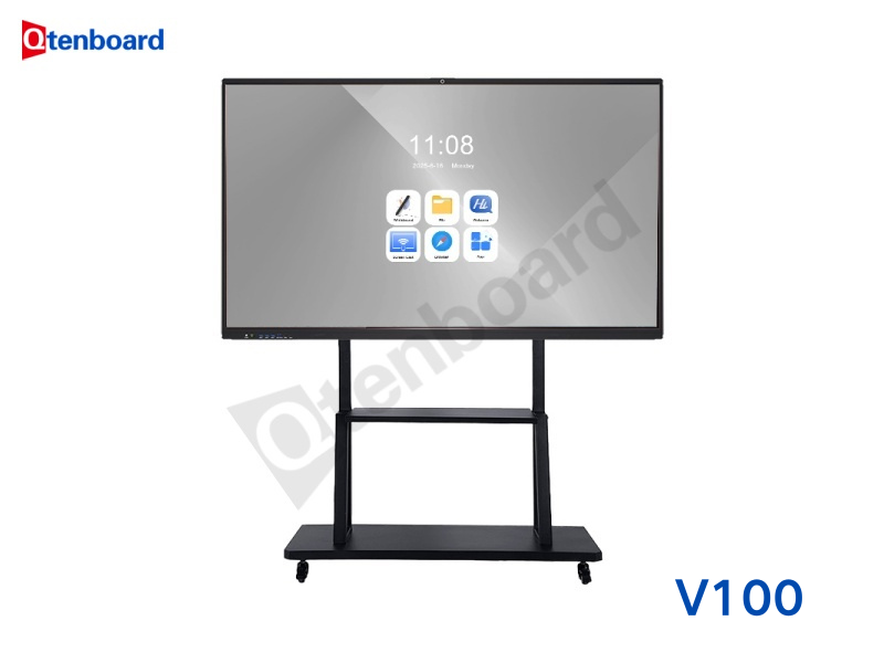 V100 Chip Wireless Presentation Screen Sharing Multi-os Support Handwriting-to-Text Interactive Whiteboard