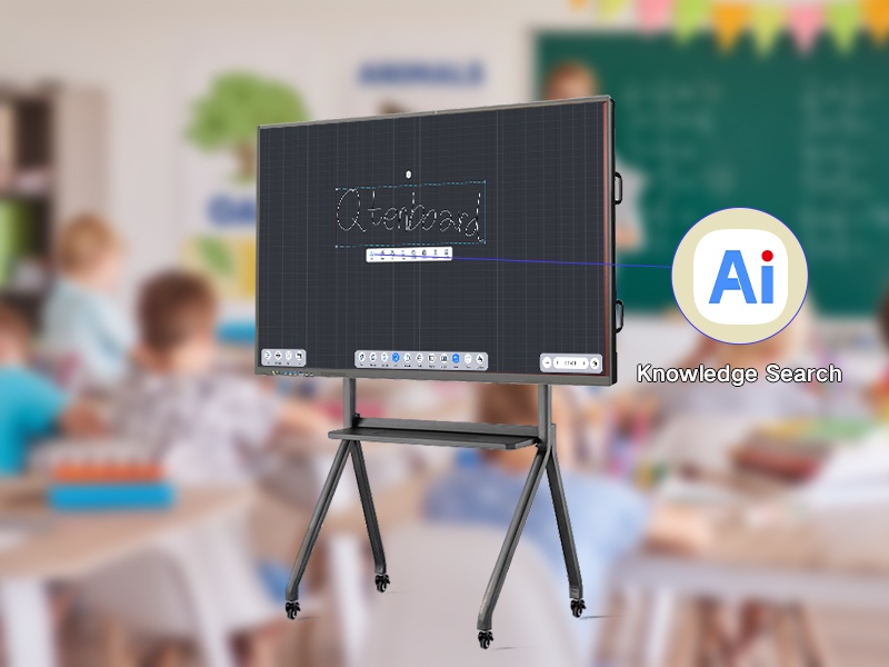 Interactive whiteboard Ai feature 2: Handwritten retrieval of answers.