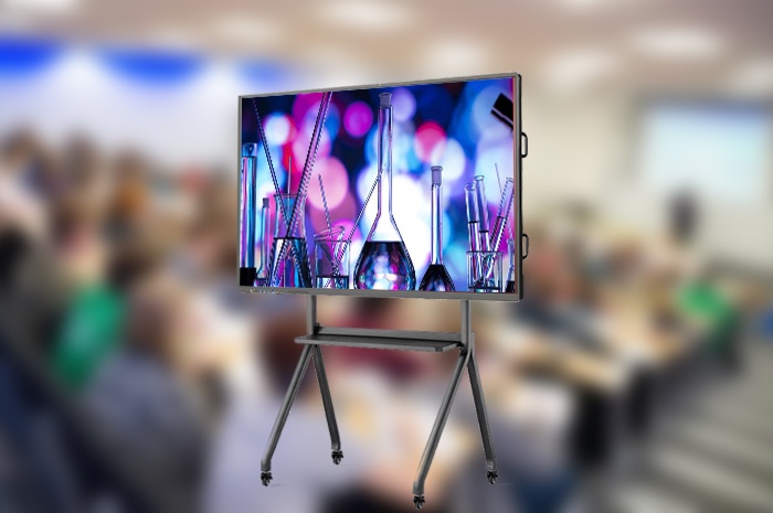Interactive flat panel feature