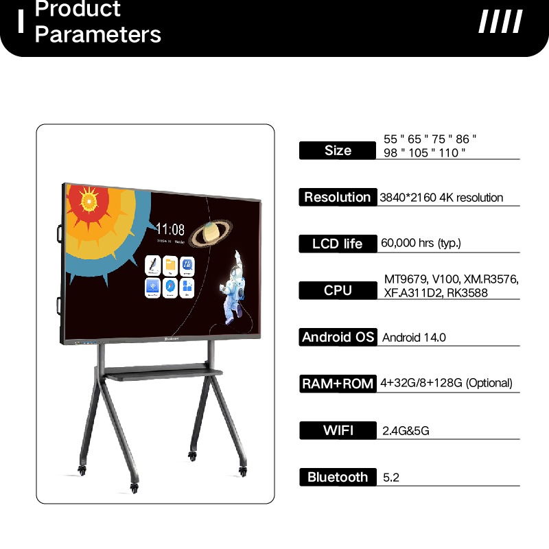 OEM/ODM Classroom Smart Board | Interactive Whiteboard for Education, Government & Training Institutions