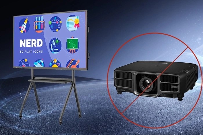 Choosing an interactive panel means choosing a more relaxed and interesting classroom!