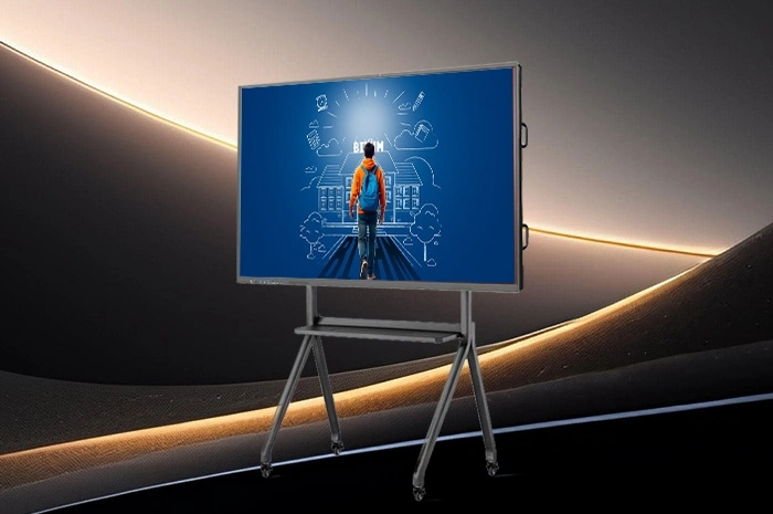 Interactive flat panel feature