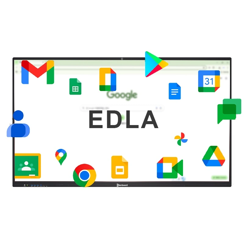 EDLA 75 Inch Interactive Flat Panel for Education Meeting | Wireless Collaboration Display