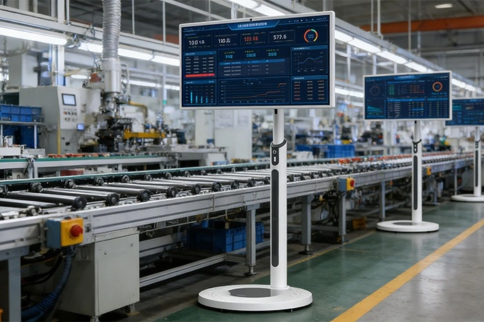 Qtenboard Stand by me TV: Strength-Built Factory, Customized Aesthetics On-the-Go