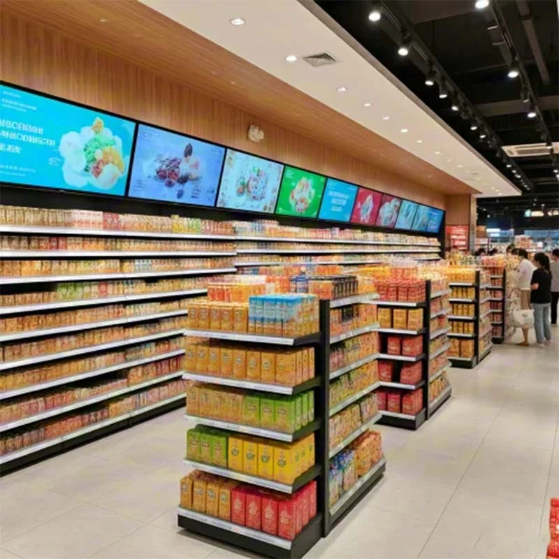 27" Wall Mounted Advertising Screen Digital Signage for Supermarket