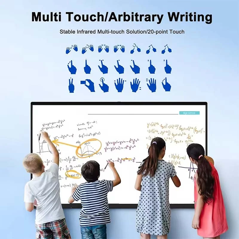 Qtenboard 98" 4K Android Multi-Touch Office Interactive Smart Board