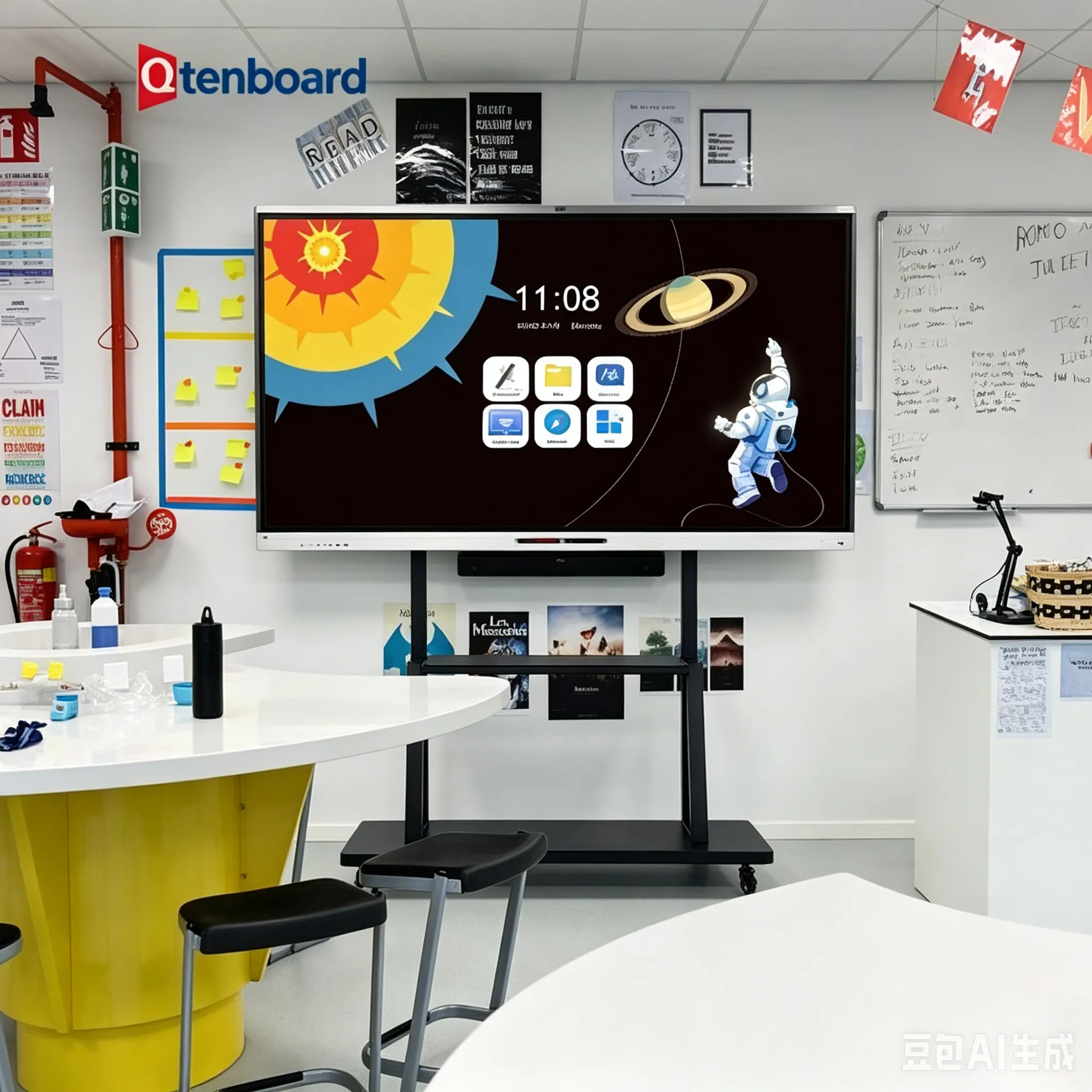 86 Interactive Display 75 Interactive Flat Panel | Qtenboard Smartboard Onderwijs Solution for Netherlands Education Projects