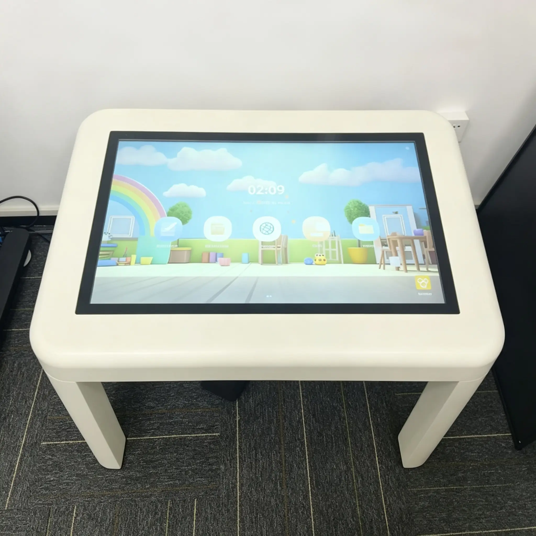 Horizontal Interactive Touch Table Multi‑User Capacitive Touch Screen Table Mobile Wheels ABS Housing Horizontal Interactive Touch Table Multi‑User Capacitive Touch Screen Table Mobile Wheels ABS Housing
