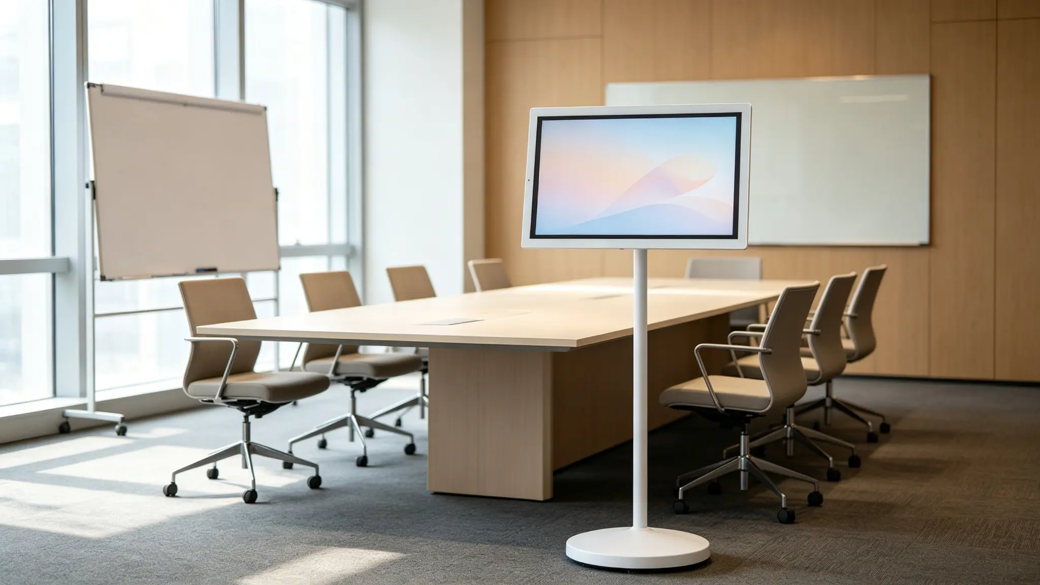 Portable Smart TV for Meetings Movable Meeting Room Display Portable Smart TV for Meetings Movable Meeting Room Display